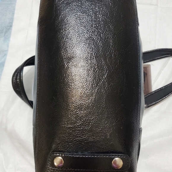 2pc Set. Black Coach Poppy Satchel #15868 & Wristlet.  Rare/Limited Edition - Picture 6 of 12